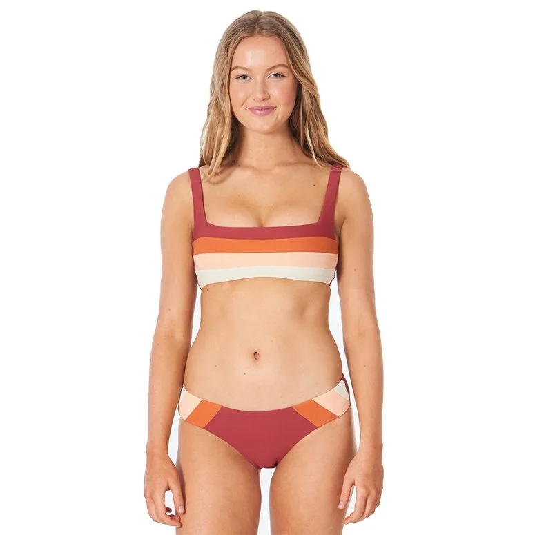 Golden Days Block Bra Swim Top