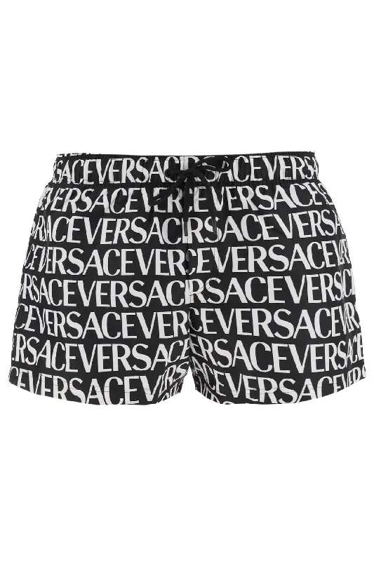 versace allover swim trunks