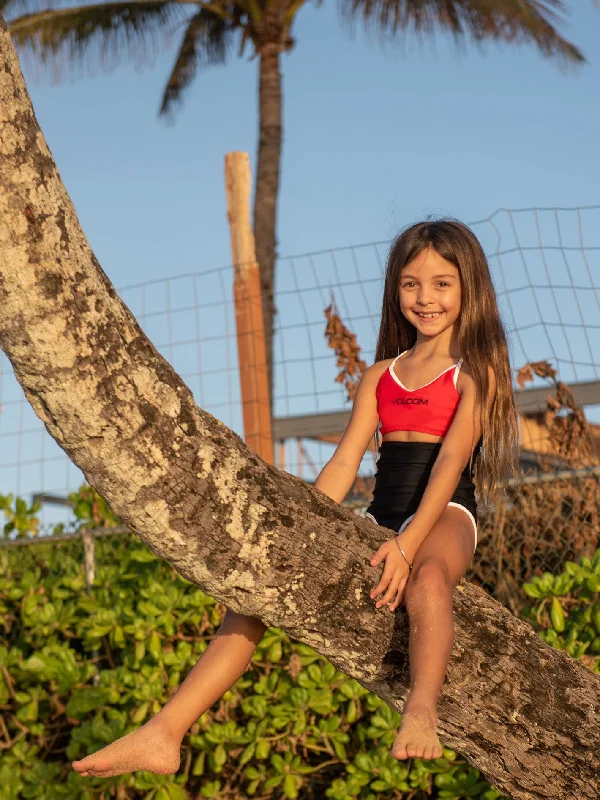 Girls Coco One-Piece Swimsuit - Candy Apple