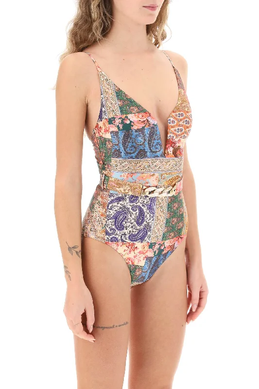 devi plunge one-piece swimsuit