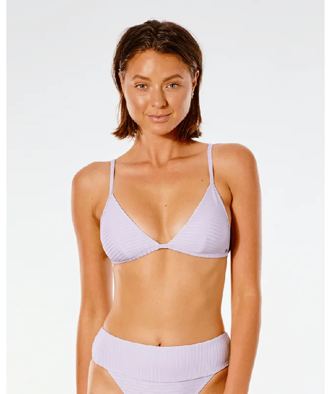 Premium Surf Banded Fixed Triangle Bikini Top