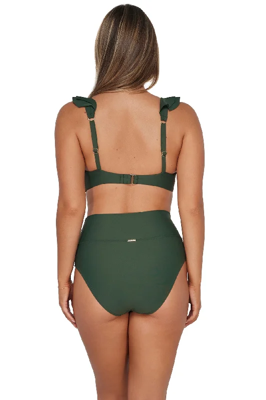 Sunsets Island Green Hannah High Waist Bottom