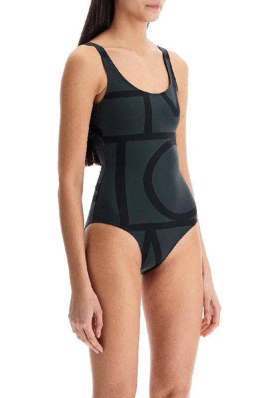 Toteme One Piece Monogram Swimsuit