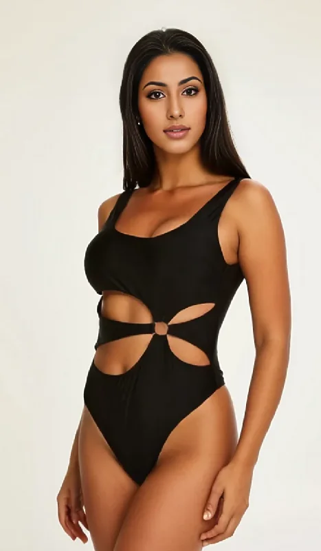 Round About Swimsuit: Black