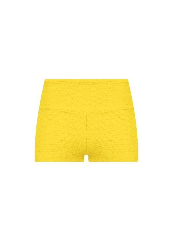 Hey Shorty Bikini Brief – Lemon (Embossed)