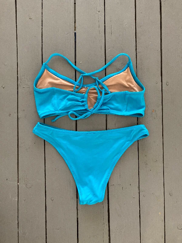 Solid Turquoise Classic Bikini Bottom