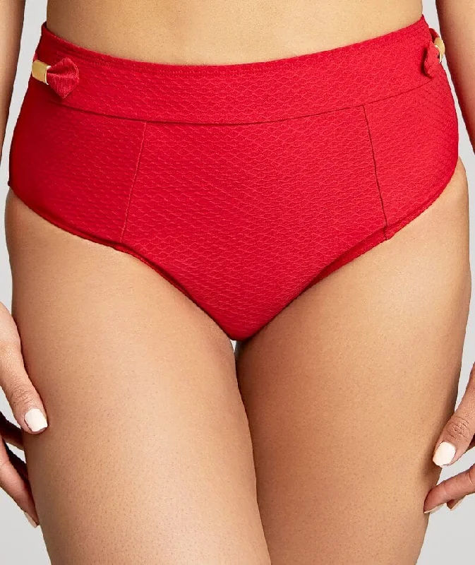 Panache Swimwear Marianna High Waist Pant - Crimson