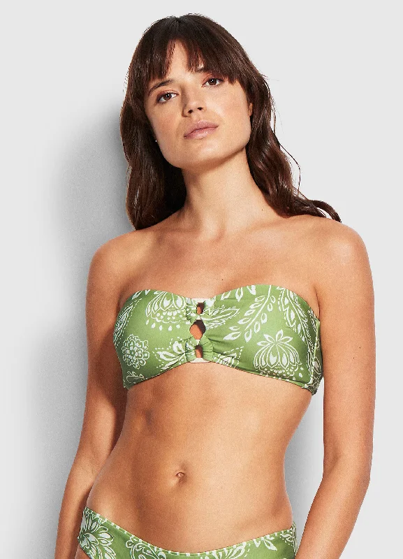 Bandeau Bra - Green Tea