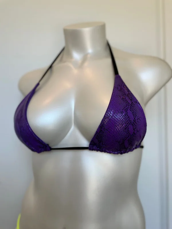 Purple Snake // Triangle Top