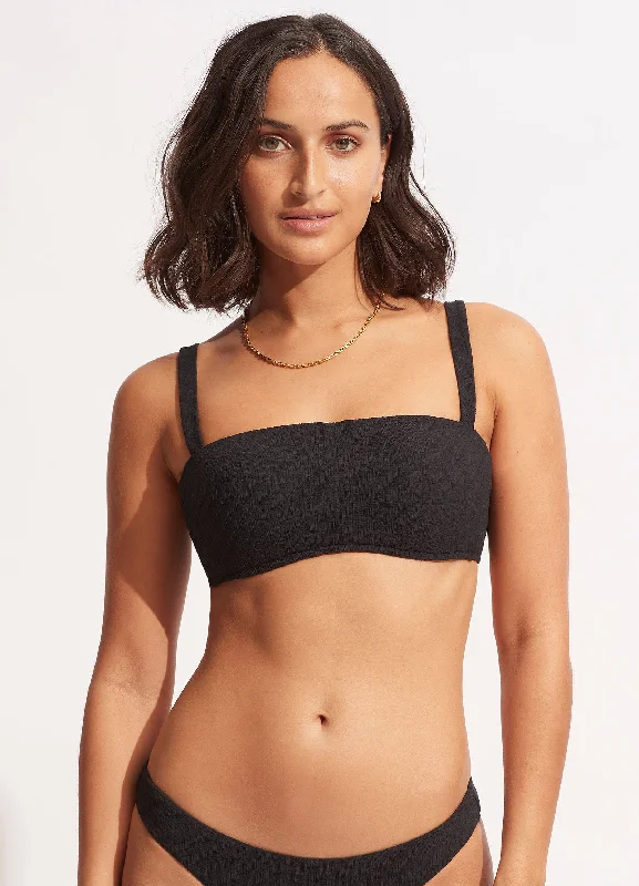 Willow Tank Bra  - Black