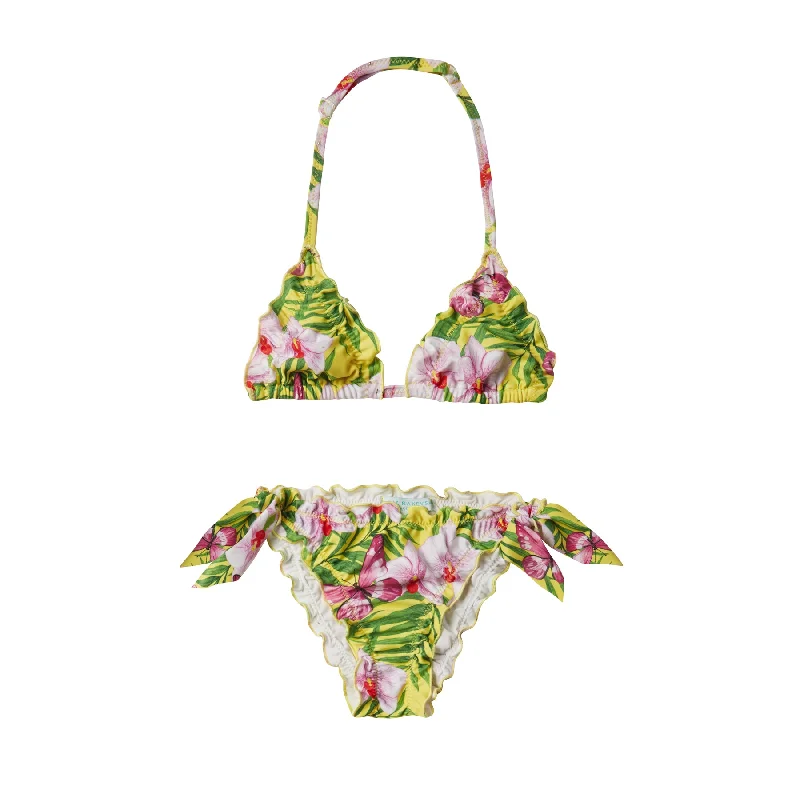 GIRL'S FROU FROU BIKINI ORCHIDS