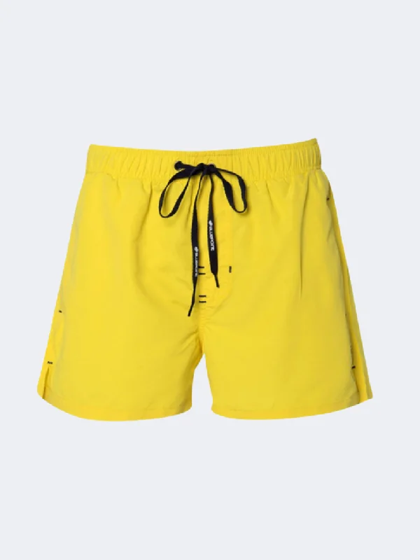 Blue Point Solids' Men Beach Swim Short Yellow