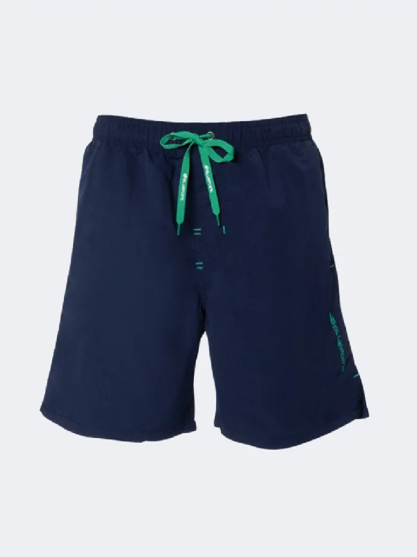 Blue Point Solids' Monochrome Men Beach Swim Short Navy