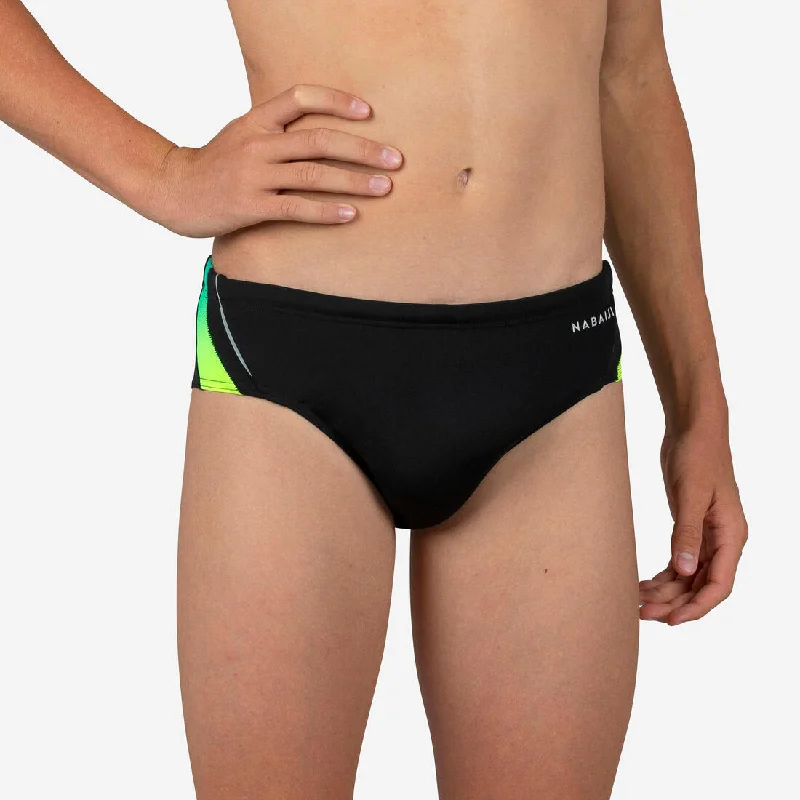 Boys' swimming briefs 900 yoke grad