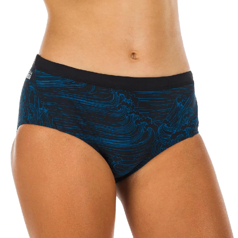 Girls' Swimming Bottoms Top Kamyleon - Sea Black