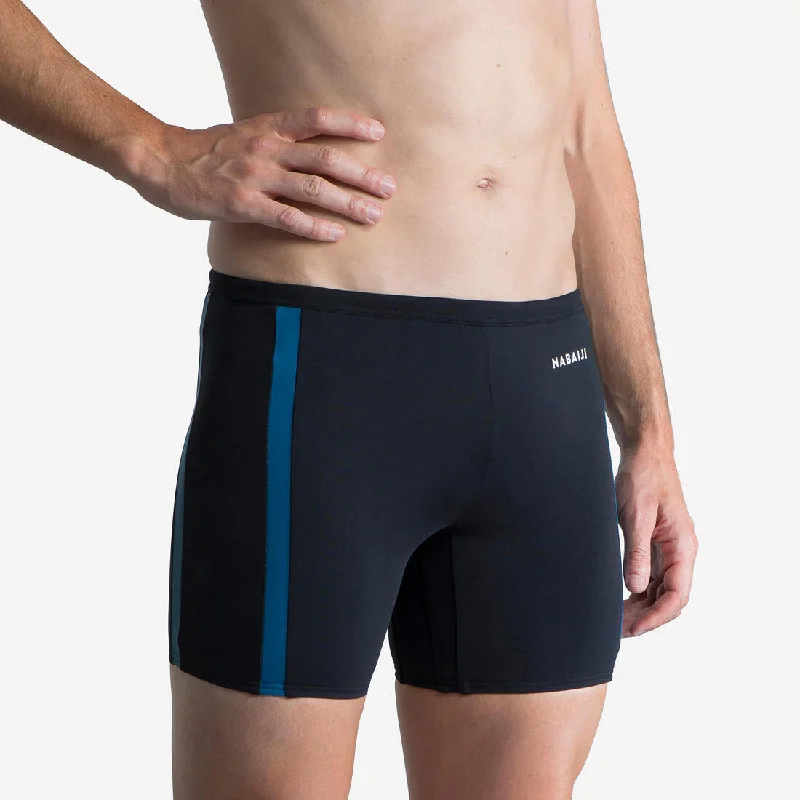 Men’s Swimming Boxers - Yoko - Black/Grey/Blue