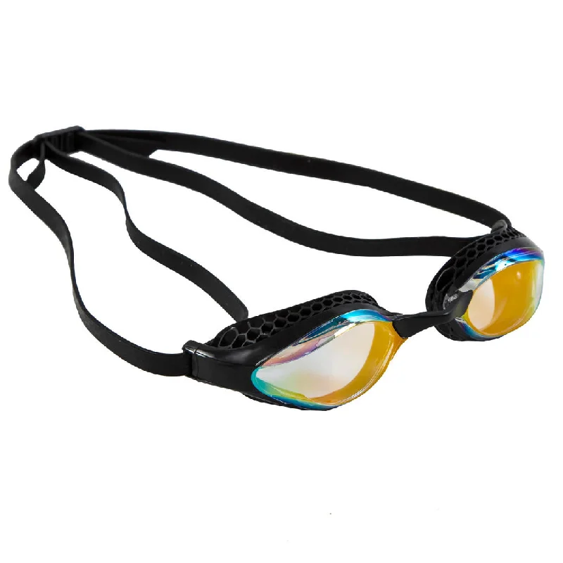 Swimming Goggles Arena Airspeed - Mirrored Yellow Black.