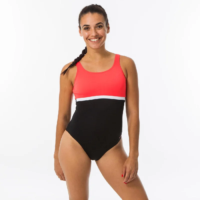 Women's 1-piece Swimsuit Heva li Black Coral