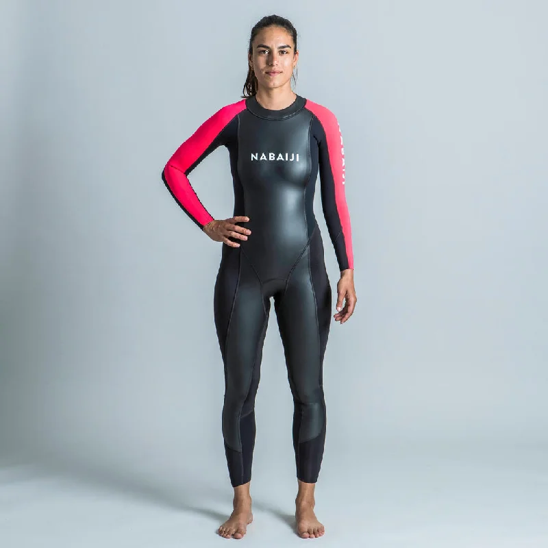 Women's Open Water Swimming Neoprene Wetsuit OWS 100