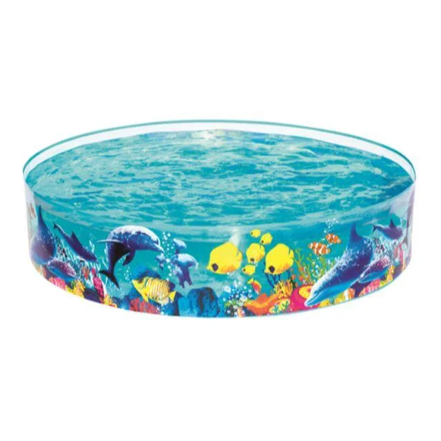 Bestway Pool Wall 1.83X38 Cm Ng Beach Swimming Pool Multicolor 55030