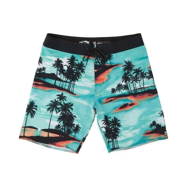 Billabong Sundays Pro Boy Kids-Boys Lifestyle Swim Short Aqua S2Bs15-804