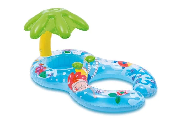 Intex My First Swim Float 117Cmx75Cm Beach Floater Multicolour 56590