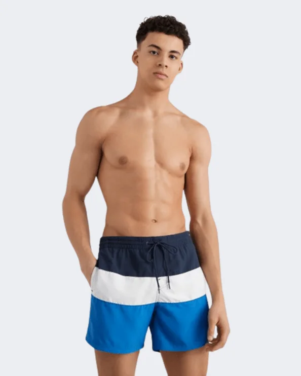 O'Neil Frame Block Men Swim Short Beach Blue/White N2800006-25020