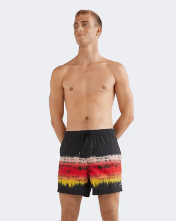 O'Neill Horizon 15" Men Beach Swim Short Black/Multicolor