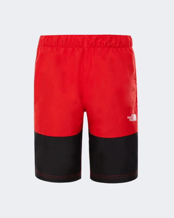 The North Face Class V Boys Swim Swim Short Red/Black