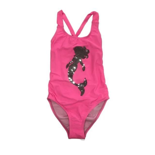 Topten One-Piece Swim Suit Girls  Beach Monokini Pink Ung017