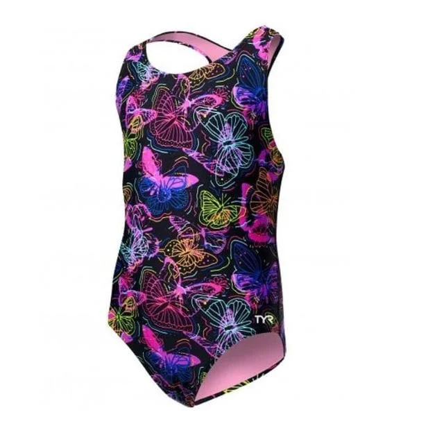 Tyr Mariposa Ella Maxfit Girls Swim Monokini Multicolor Mmak7Y-004