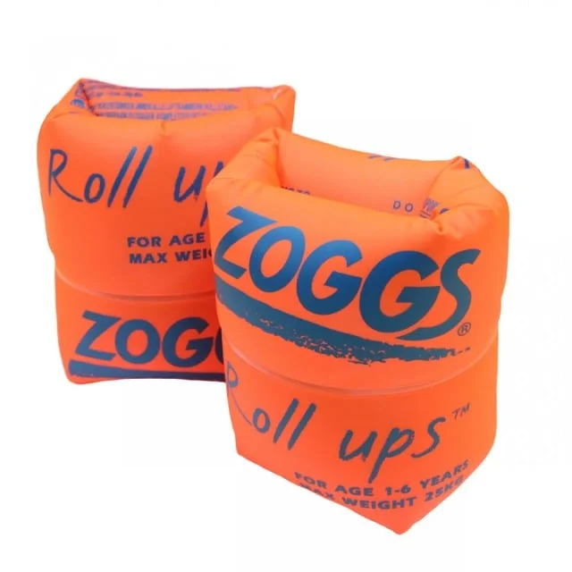 Zoggs Kids Swimming 301214/017 Roll Ups - 6-12 Years Orange Band