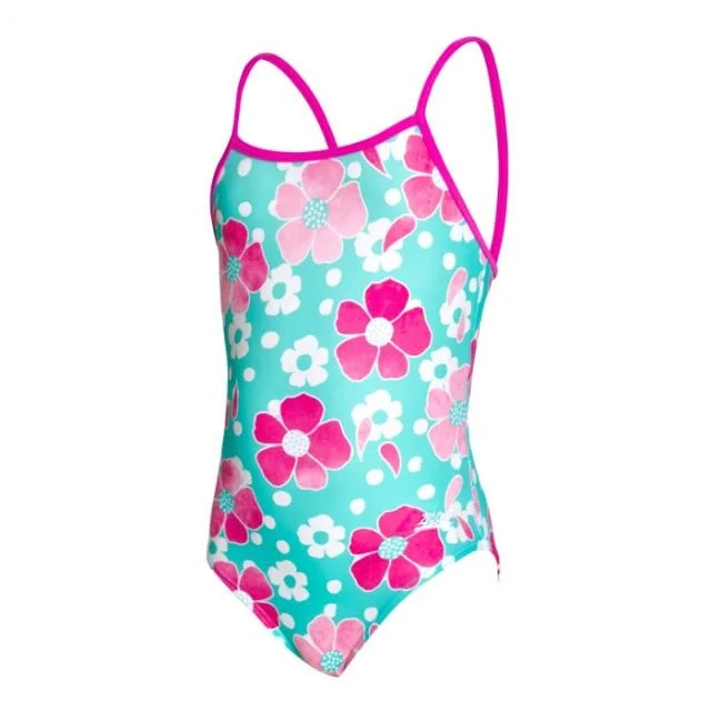 Zoggs Petal Magic Yaroomba Girls Swim Monokini Floral/Multicolor 5092201