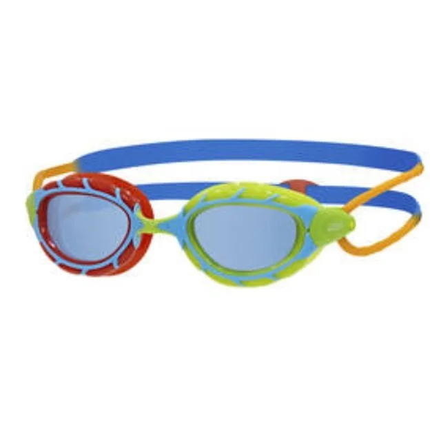 Zoggs Predator Junior Kids Swim Goggles Blue/Red/Lime 311869/000