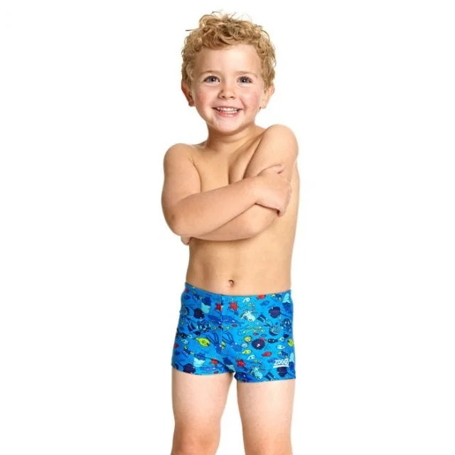 Zoggs Sea Life Hip Racer Boys Swim Swim Tight Blue/Multicolor 6005201