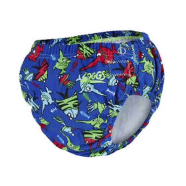 Zoggs Sea Saw Adj. Swim Nappy Infant Swim Diaper Blue 8008190