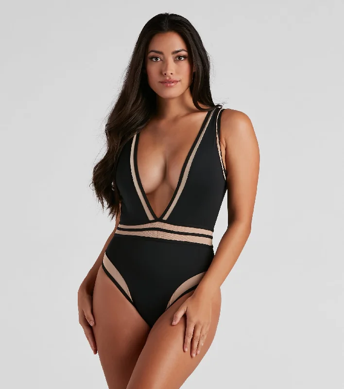 Sultry Silhouette One-Piece Swimsuit